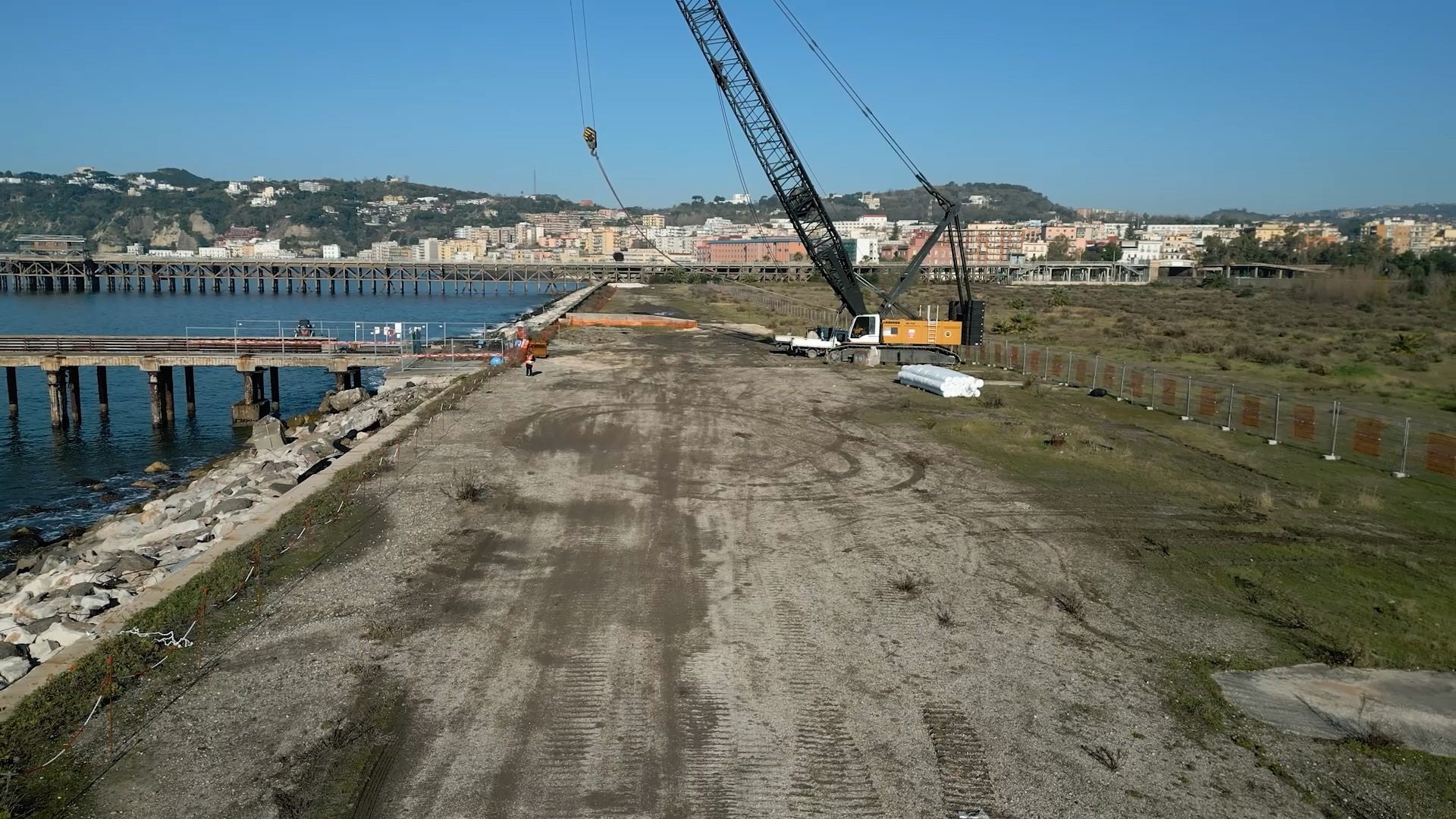 L’area in cui dovranno sorgere le infrastrutture removibili della Coppa America