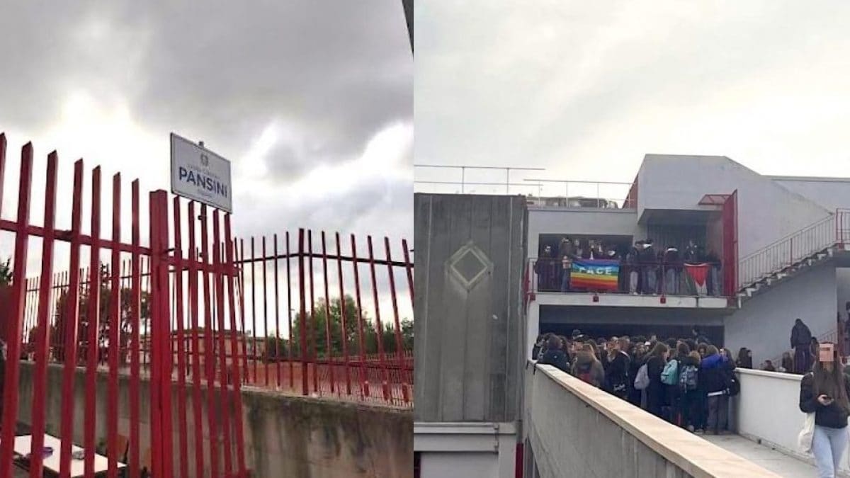 La sede di via San Domenico del Liceo Pansini