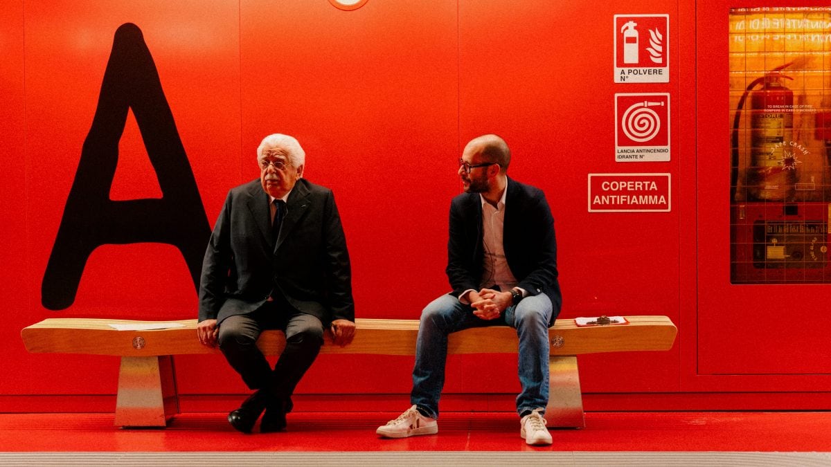 L’architetto Uberto Siola e Francesco Cancellato, direttore di Fanpage