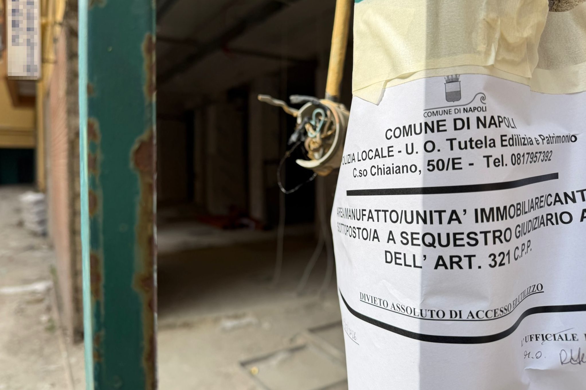 Napoli in crisi: sequestri edilizi e la sfida della sicurezza urbana