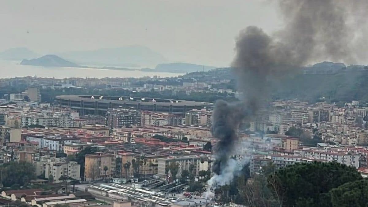 L’incendio di oggi