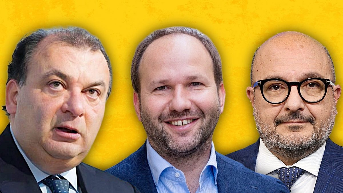 Fulvio Martusciello, Gianpiero Zinzi, Gennaro Sangiuliano