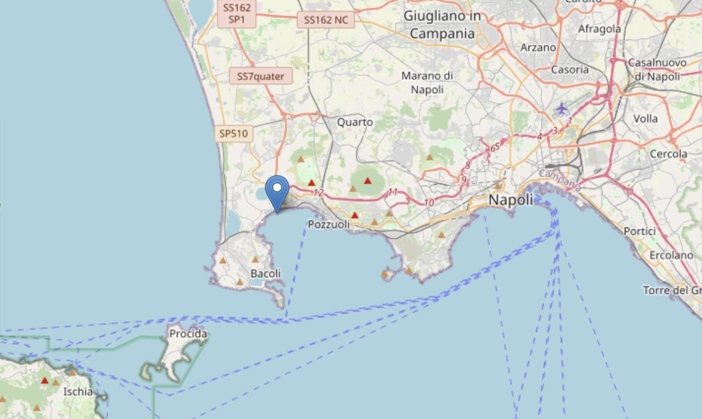 Il terremoto di questa mattina a Napoli, 5 marzo 2026.