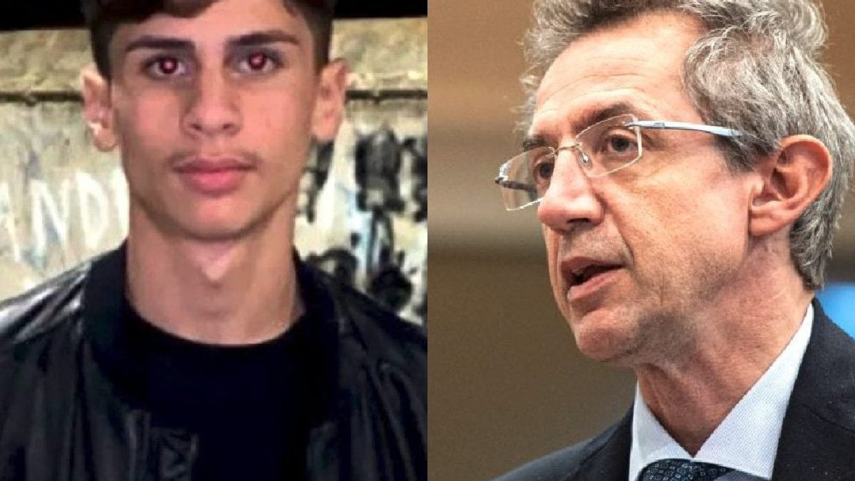 Fabio Ascione, la vittima (a sinistra). Il sindaco Gaetano Manfredi (a destra)