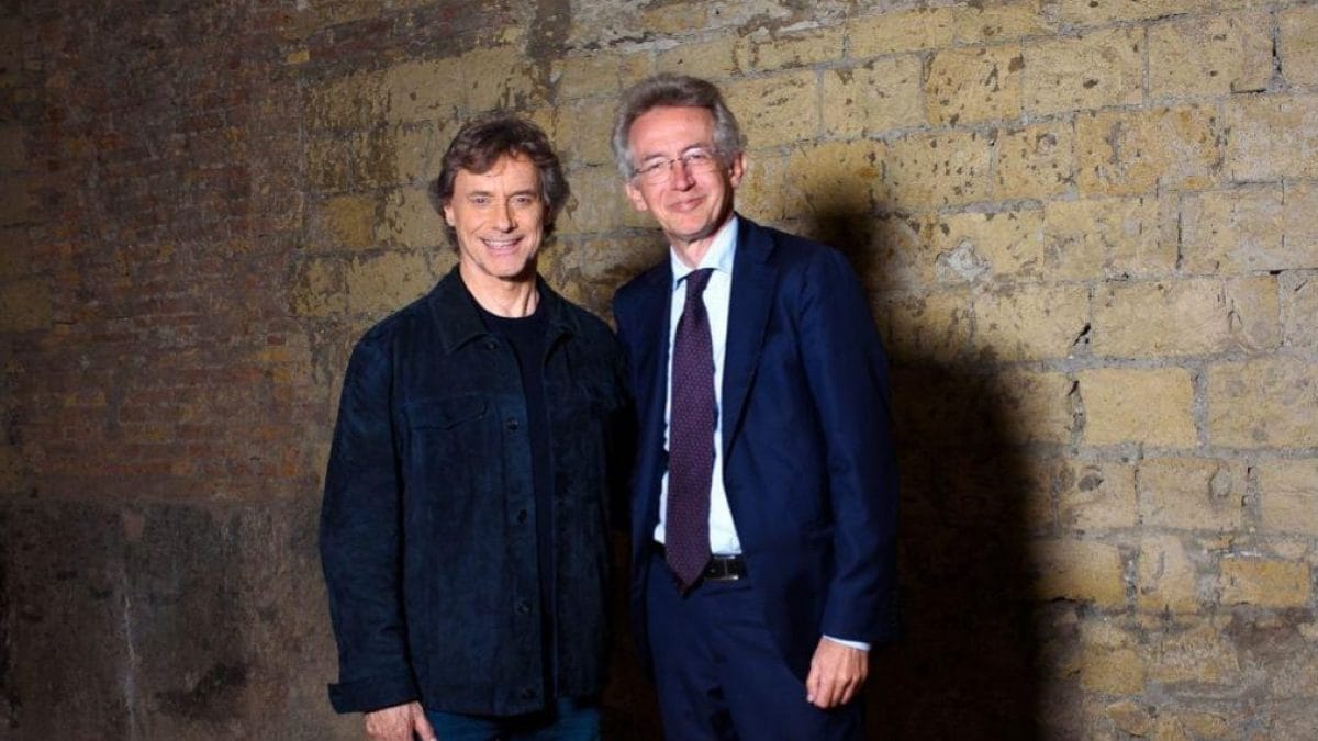 Alberto Angela e Gaetano Manfredi