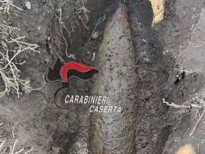 Bomba inesplosa della Seconda Guerra Mondiale trovata nella provincia di Caserta