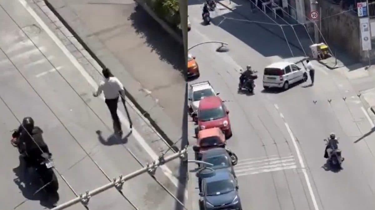 L’uomo con la spranga ai Colli Aminei