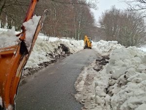 Montevergine, riaperta la strada per il Santuario per passaggio dei mezzi di soccorso
