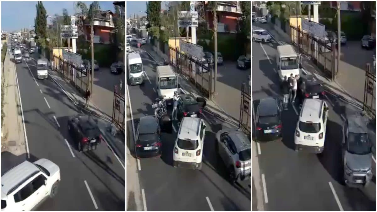 la "picchiata" della Digos a Lusciano (Caserta)