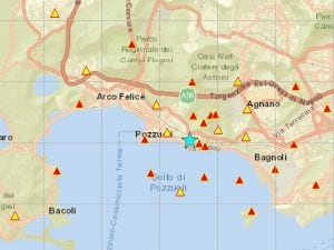 Stanotte terremoto ai Campi Flegrei: scossa 1,8 in zona Gerolomini