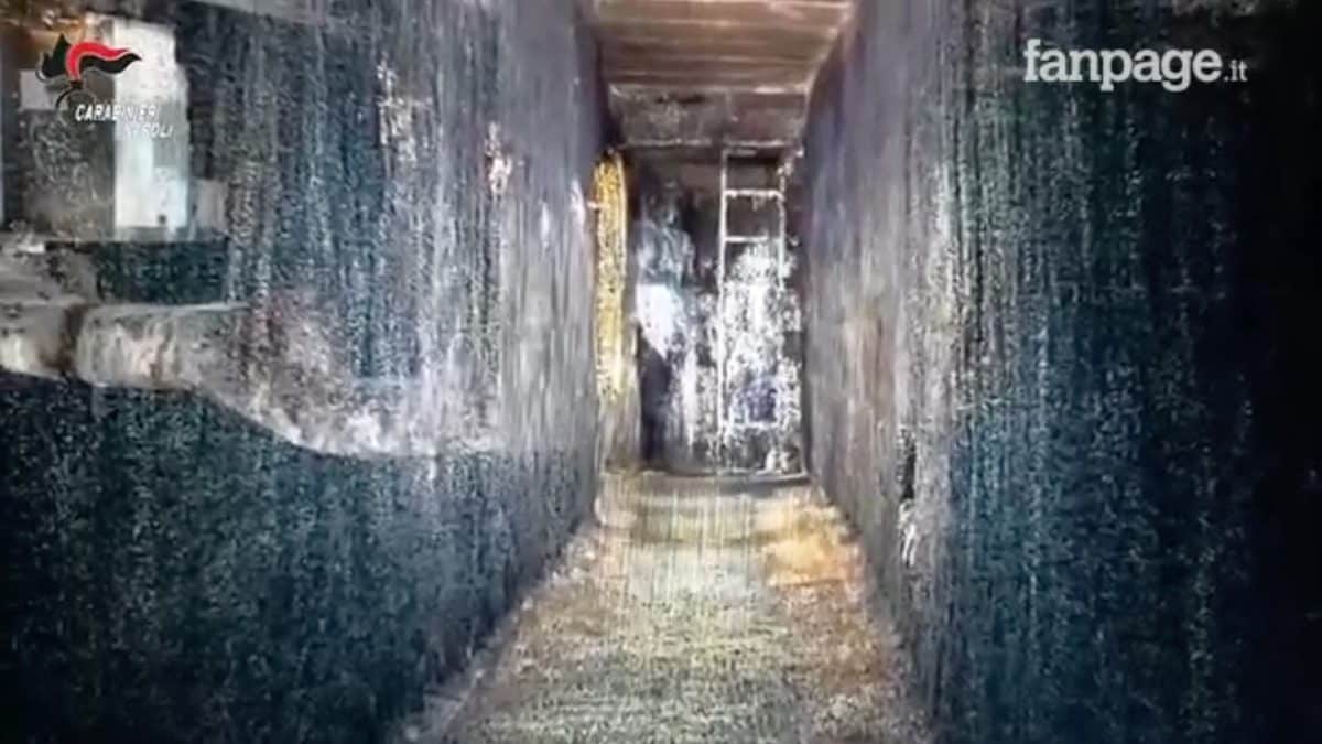 La ricostruzione 3d del tunnel scavato dai rapinatori