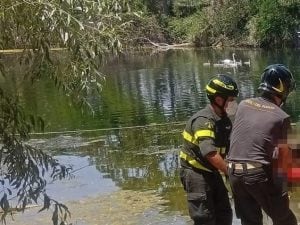 Cadavere recuperato nel laghetto del Nautilius Village di Castel Volturno, non è stato ancora identificato