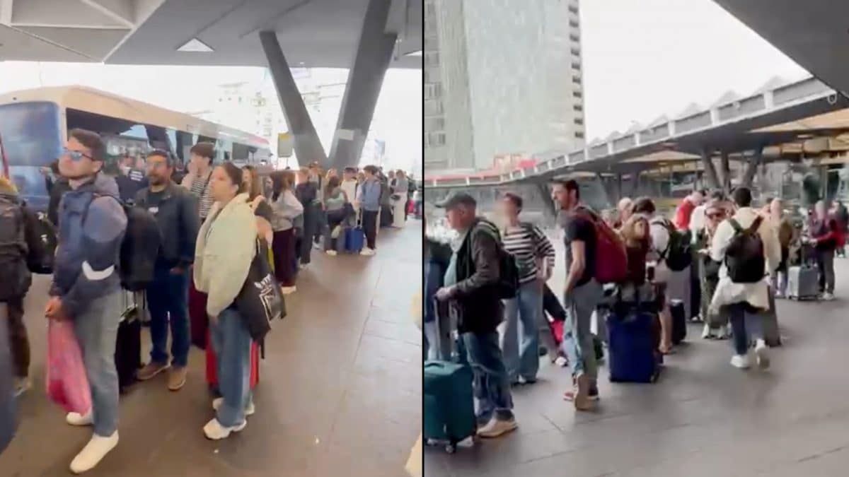 Le file di quest’oggi davanti alla Stazione Centrale di Napoli