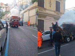 Incendio camion dei rifiuti a Napoli, Asìa: “Tutto il quartiere ha aiutato a spegnere le fiamme, anche due srilankesi”