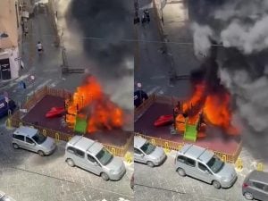 Incendi distruggono strutture nel Milanese e a Napoli