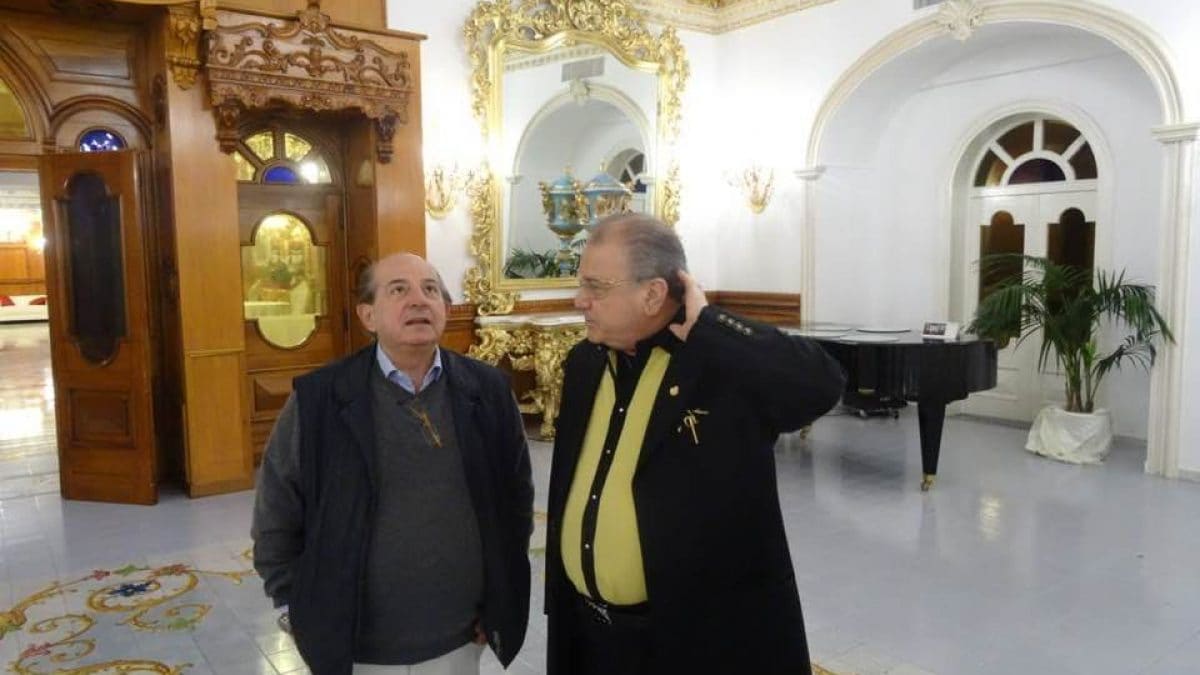 Giancarlo Magalli e Don Antonio Polese