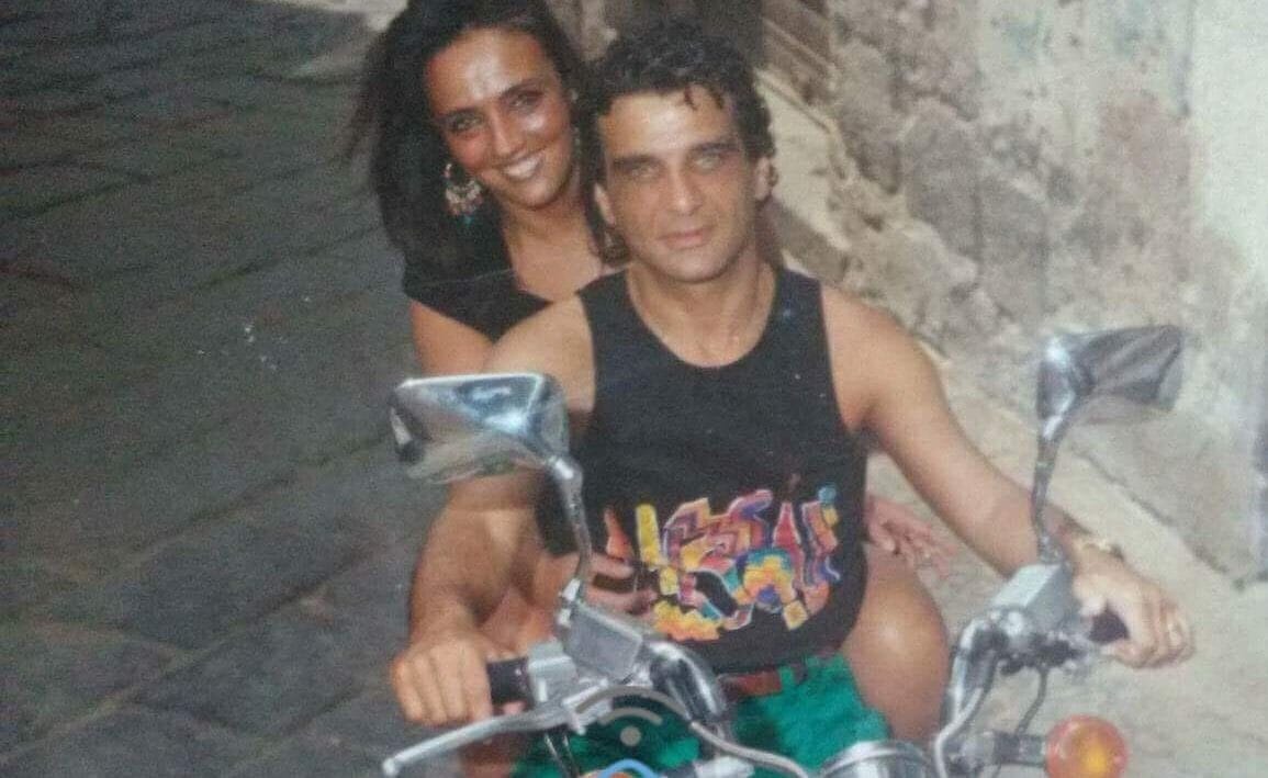 Luigi Giuliano e la moglie, Carmela Marzano, negli anni Novanta, a Forcella
