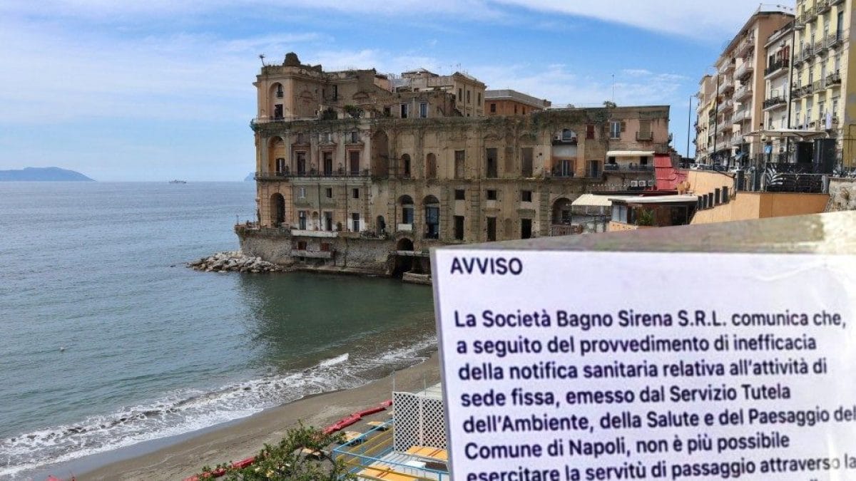 Una vista del mare di Posillipo