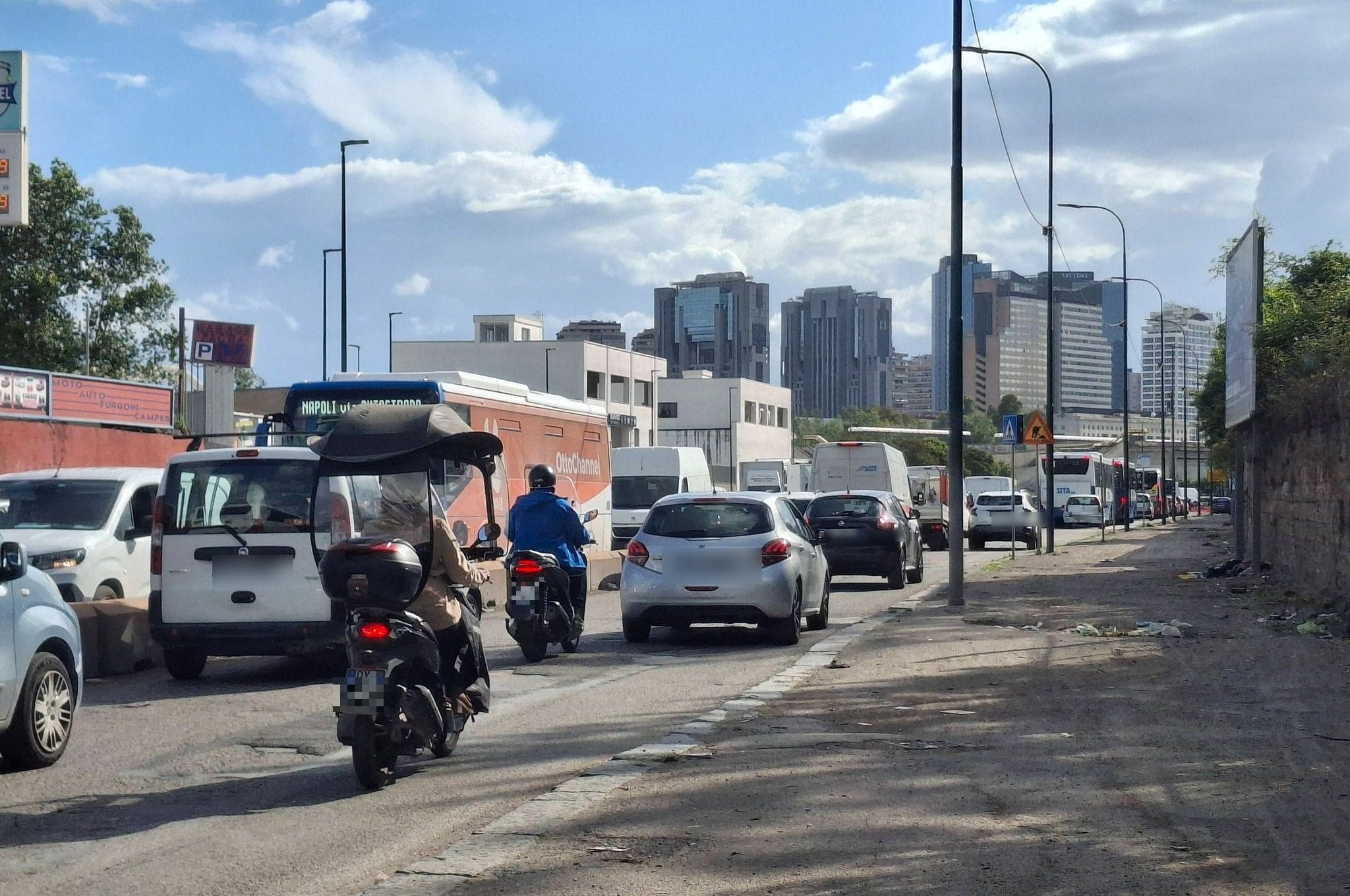 Il traffico a Gianturco