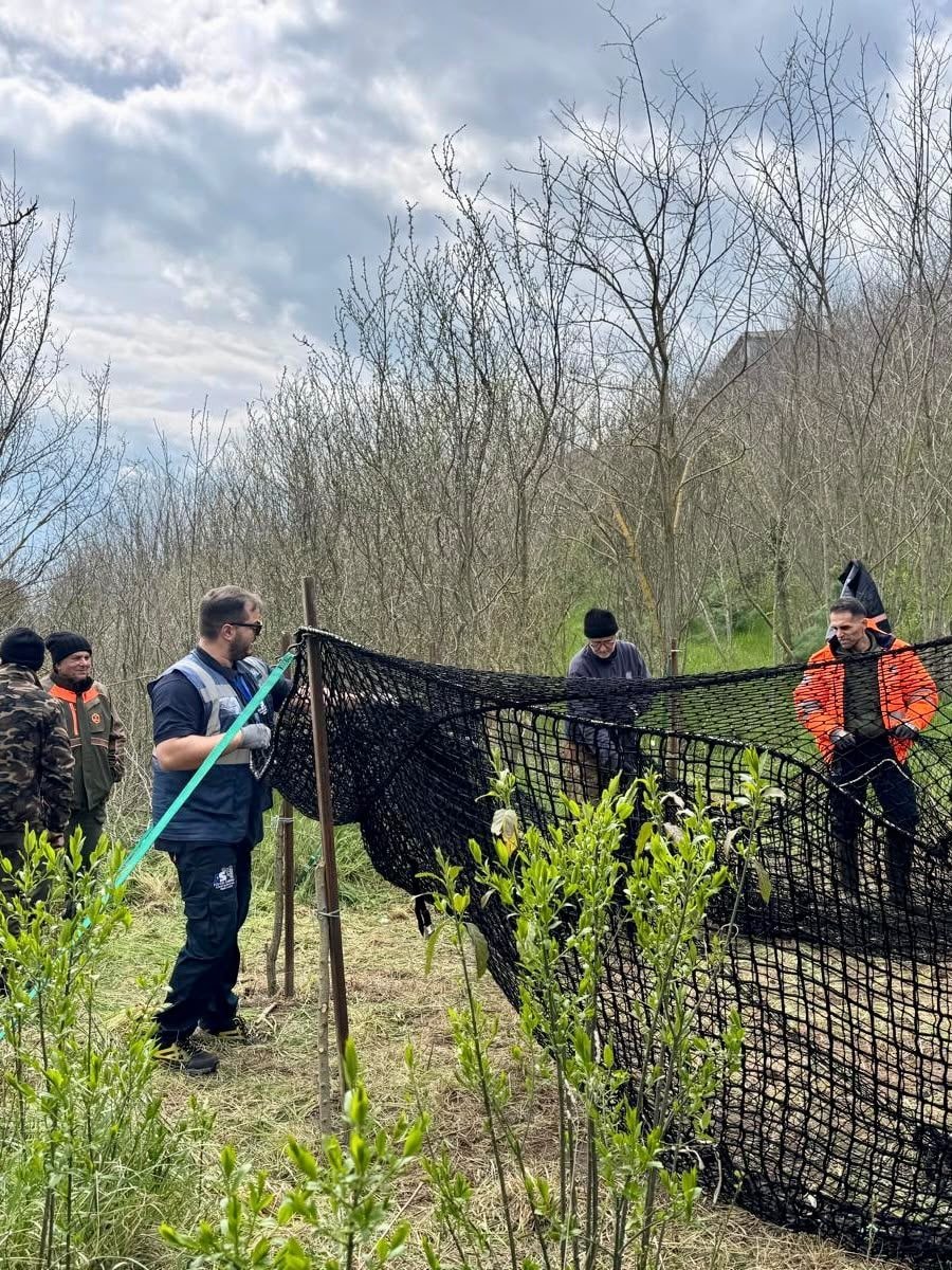 L’installazione delle reti Pig Brig