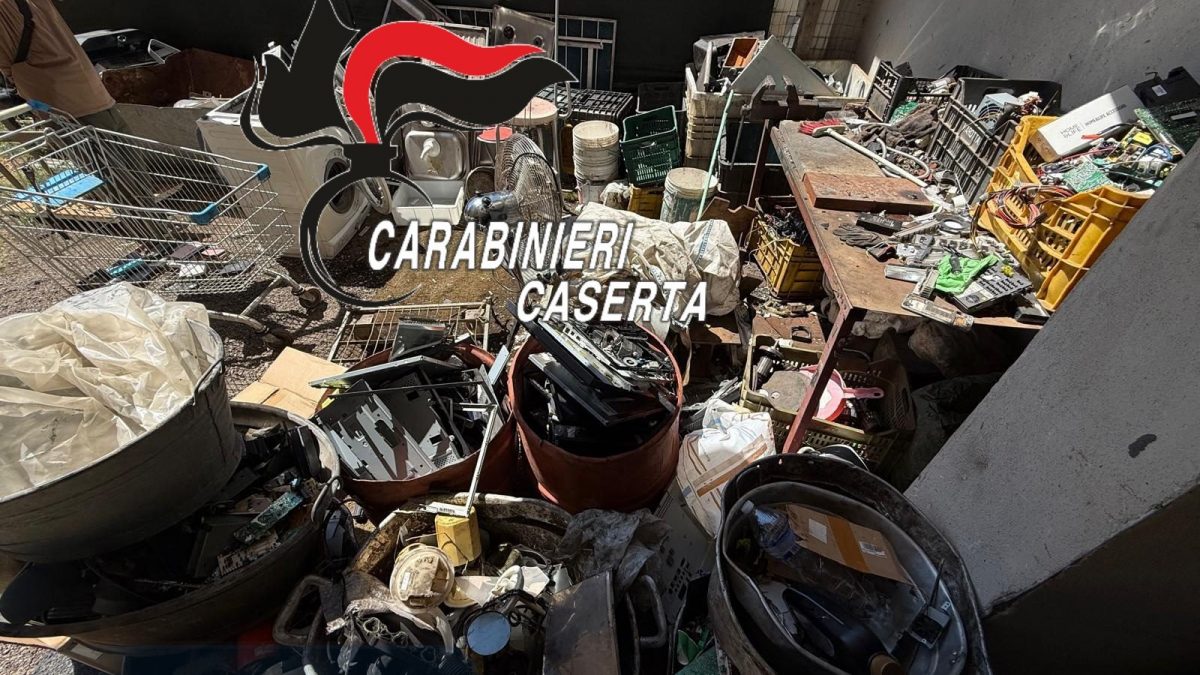 I rifiuti pericolosi sequestrati