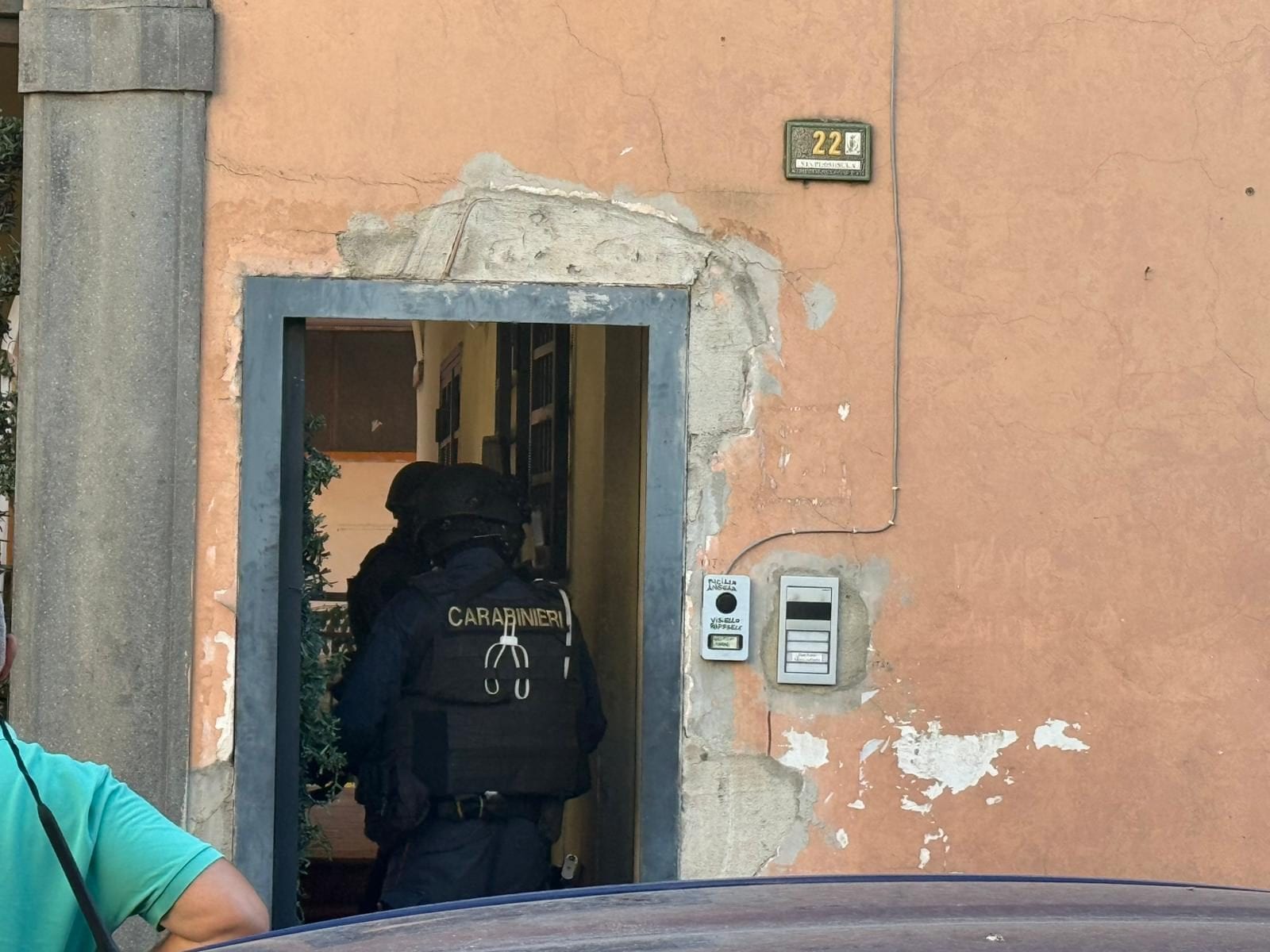 Il luogo dell’omicidio Solimene