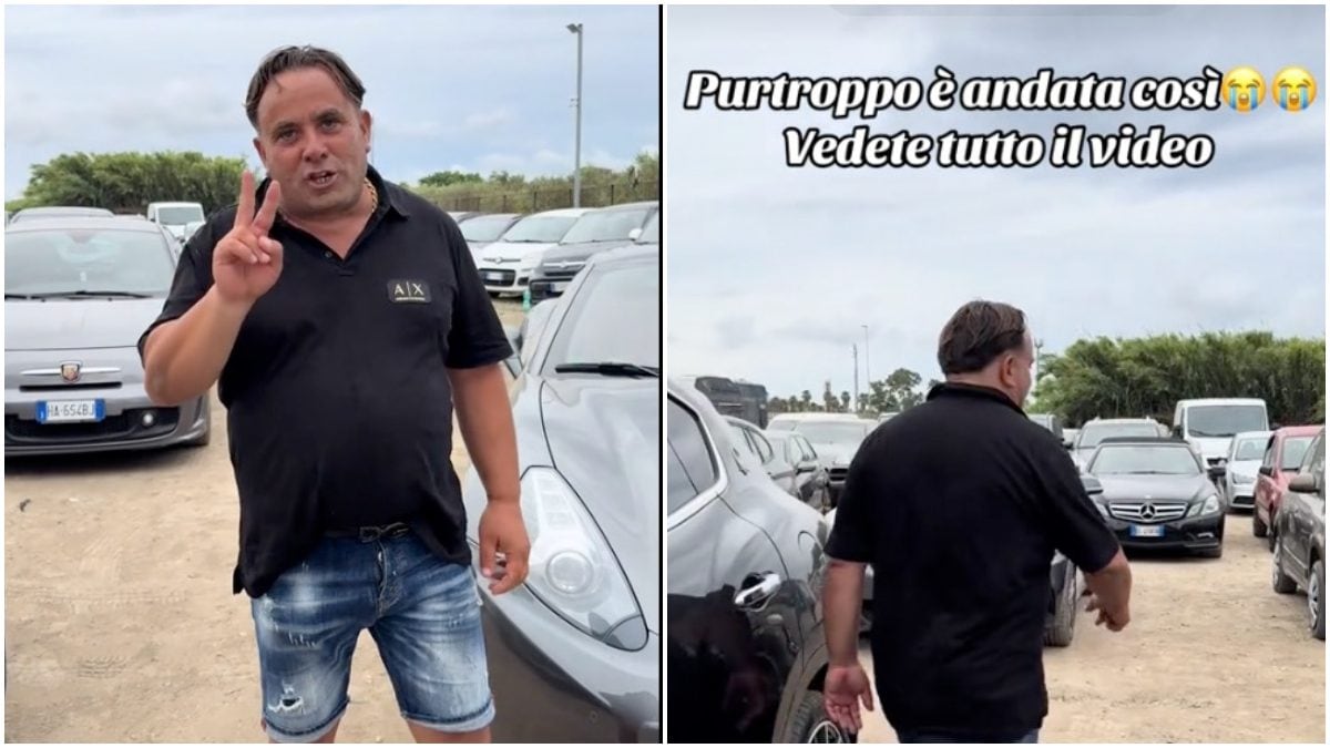 Screen dal video in cui Enrico Ioffredo annuncia l’apertura di American Auto a Giugliano