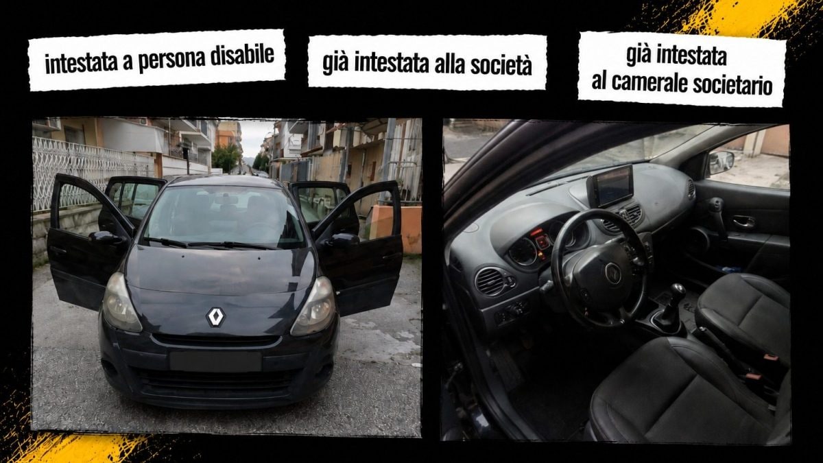 Le diciture che compaiono negli anni di vendita di auto "già intestate"