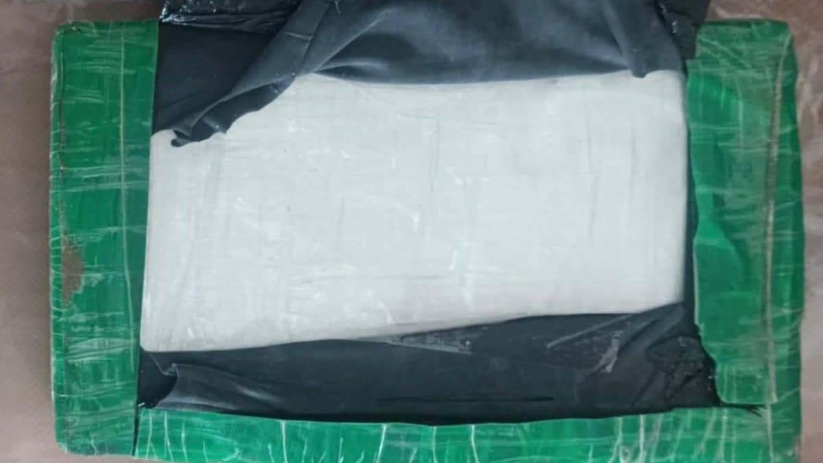 La cocaina sequestrata a Ischia (Napoli)