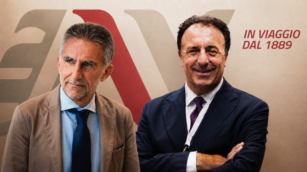 Umberto de Gregorio, presidente uscente di Eav e Pietro Diamantini, ex Trenitalia, designato amministratore unico
