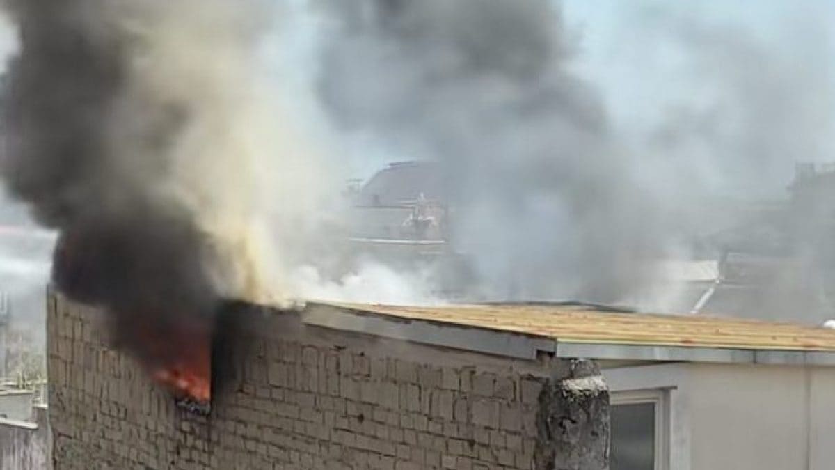 L’incendio ai Quartieri Spagnoli