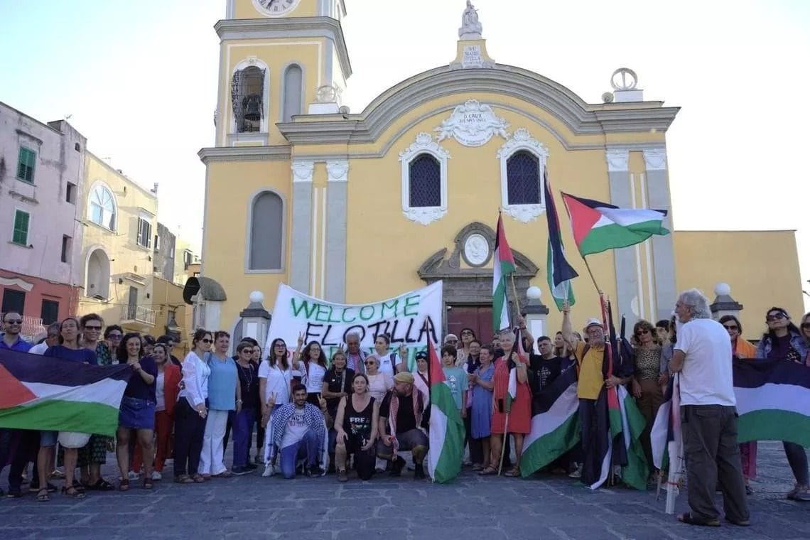 Procida ha accolto la Freedom Flotilla Italia: due giorni tra iniziative pubbliche e solidarietà
