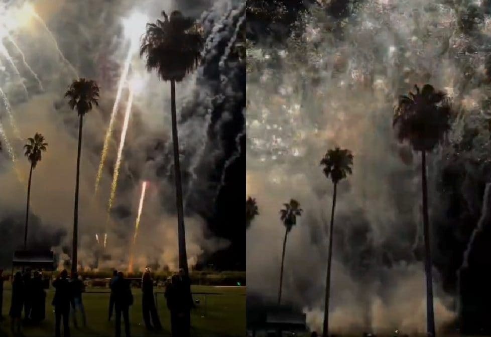 I fuochi d’artificio a Capodimonte nella festa del 5 luglio