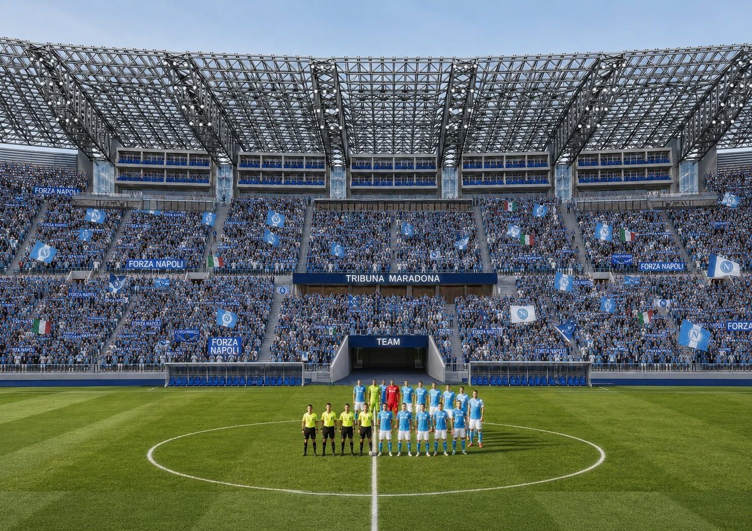 La nuova Tribuna del Maradona