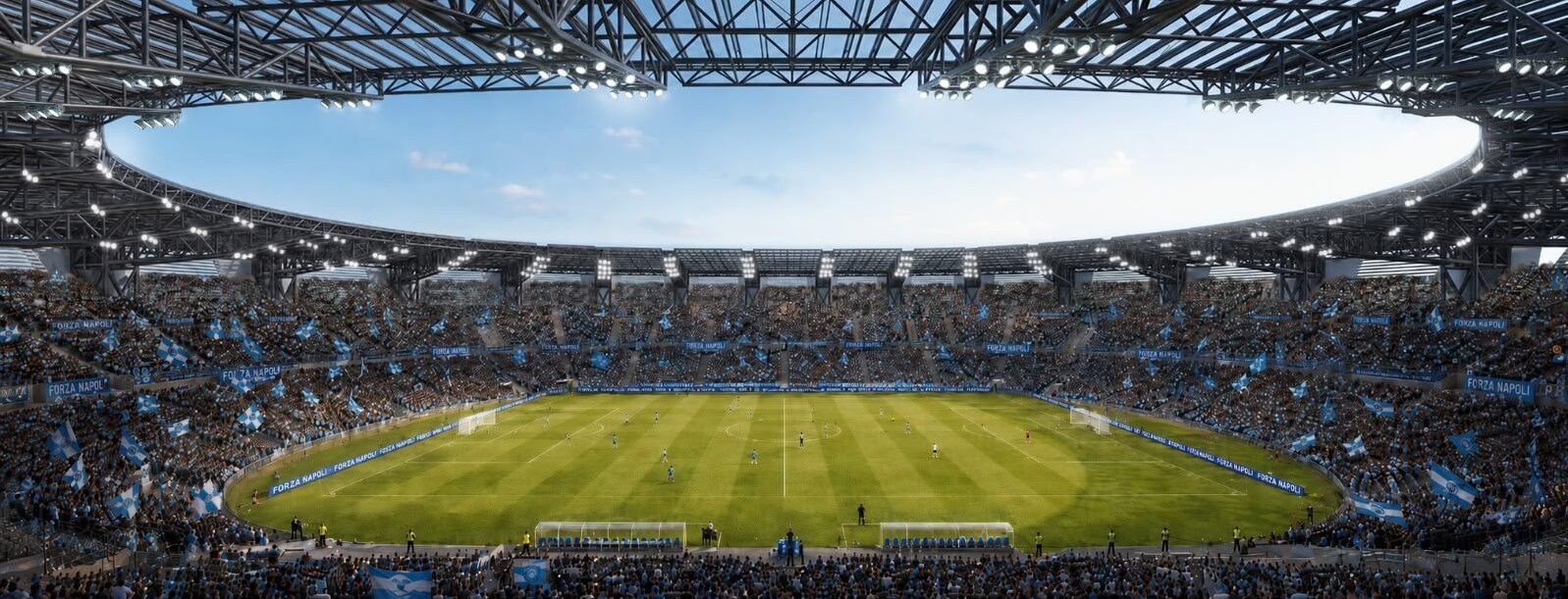 Il nuovo campo da gioco sarà accentrato