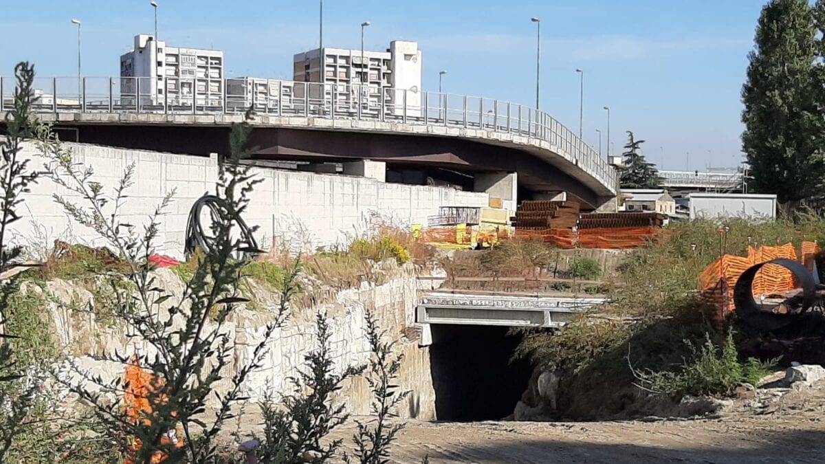 Cantiere metro di Miano