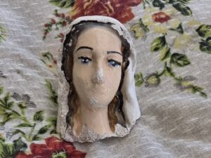 Ritrovata la testa della Madonna della Pelara