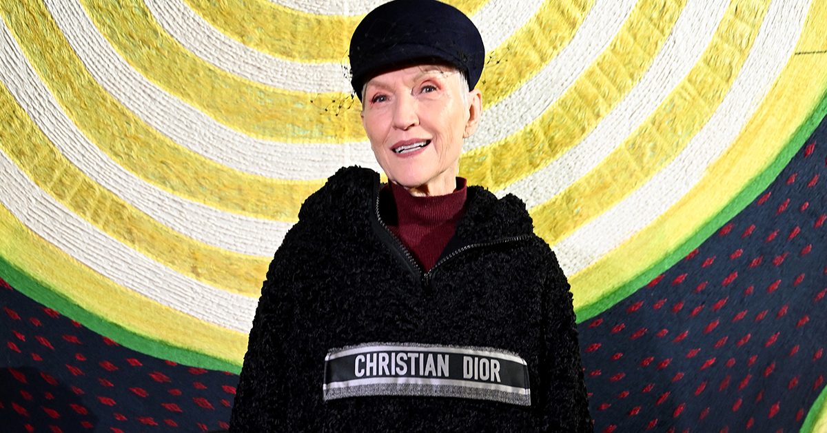 Maye Musk alla sfilata Dior