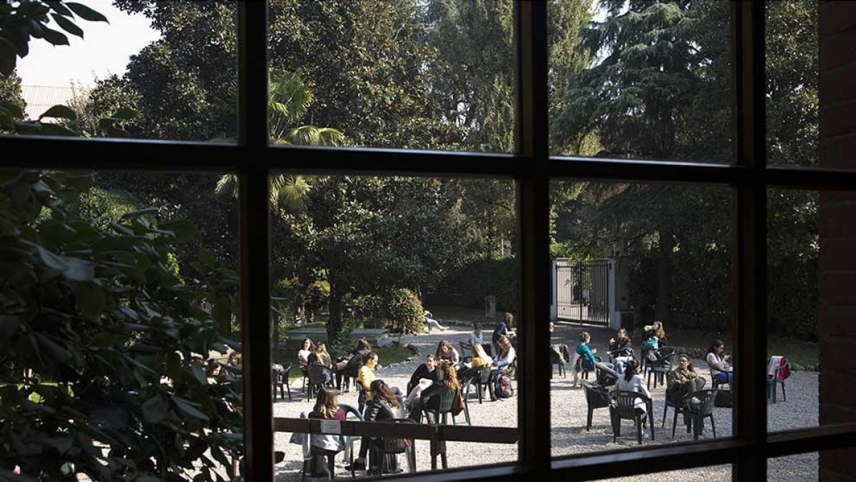 Il giardino delle vergini nell’Università Cattolica di Milano – Credit Università Cattolica di Milano