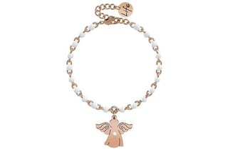 Bracciale Regolabile Con Angelo Custode In Argento - Set Regalo Per Cresima Con Biglietto E Confezione Velluto