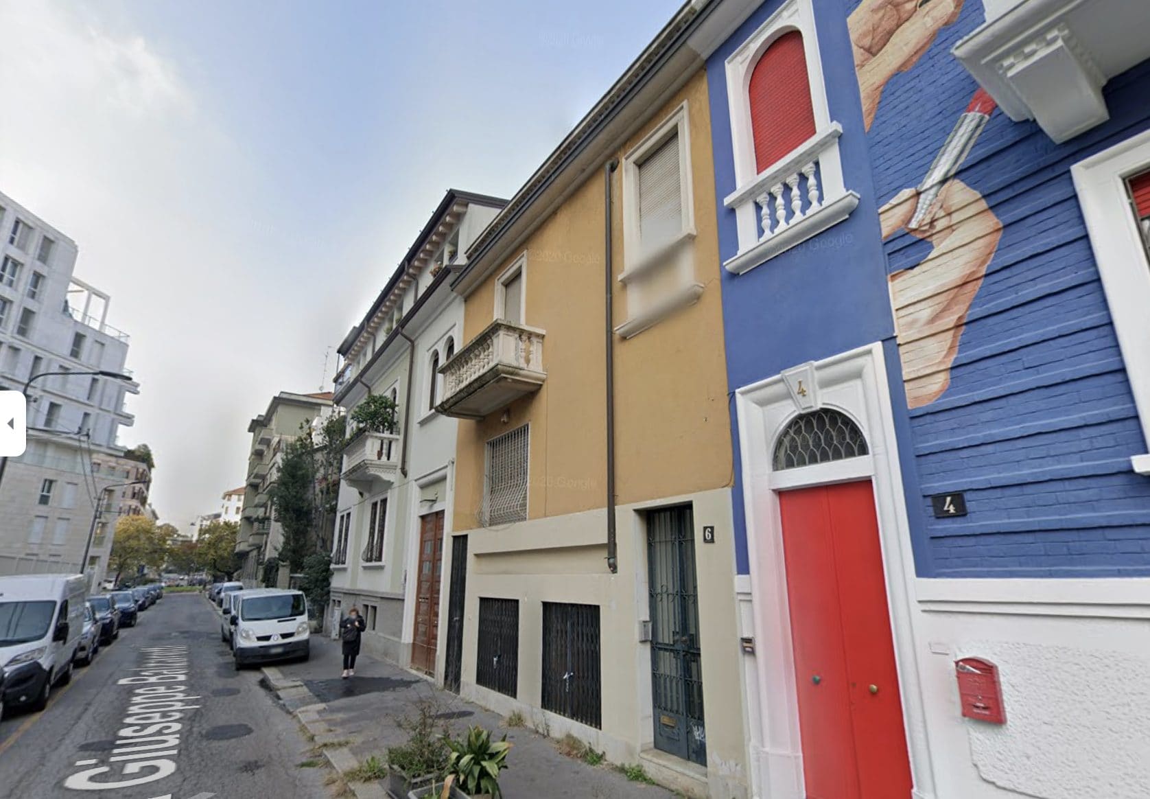Via Balzaretti a Milano dove si trova la sede di Toilet Paper