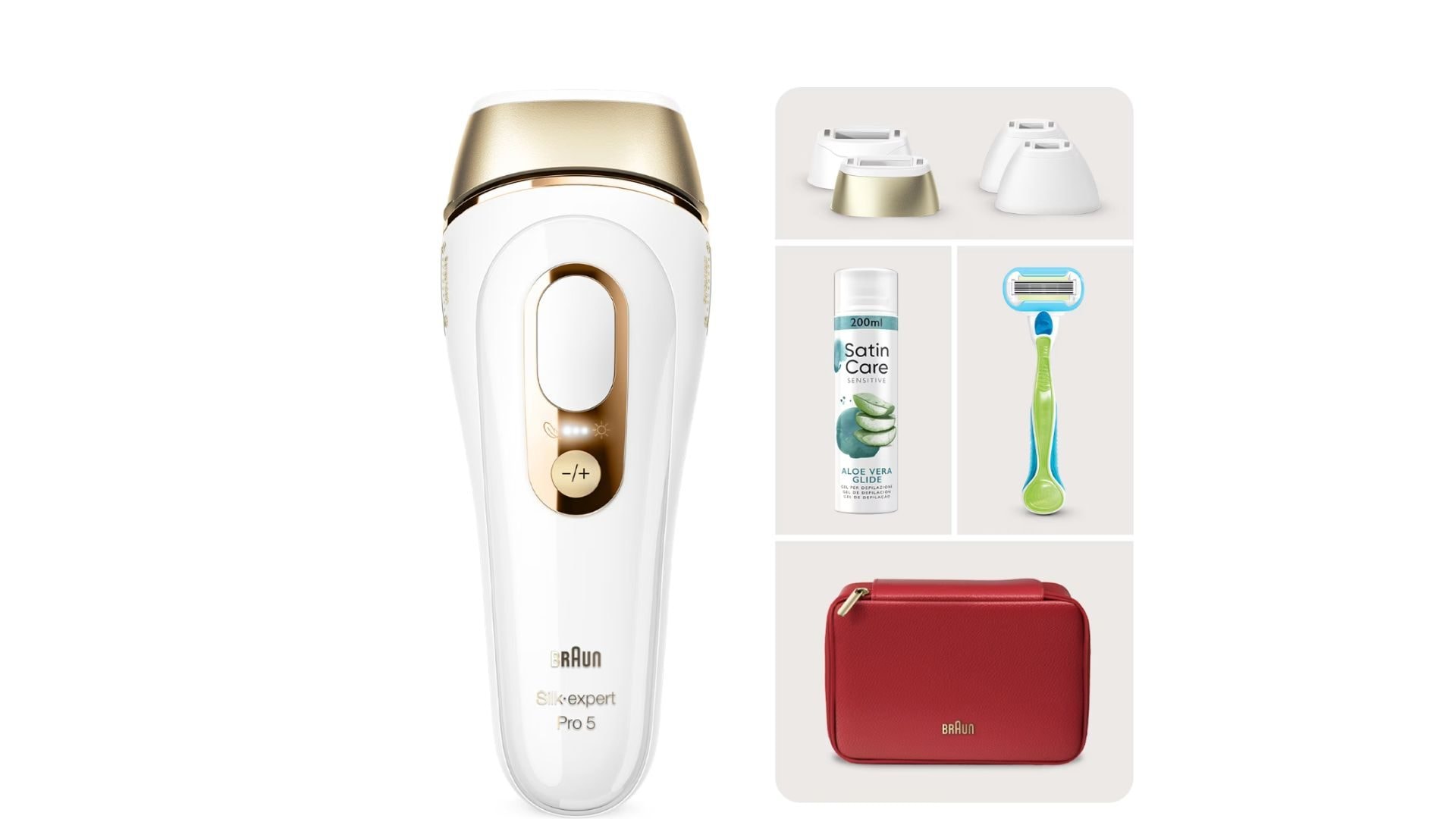 Braun Kit- Luce pulsata Silk expert Pro 5 