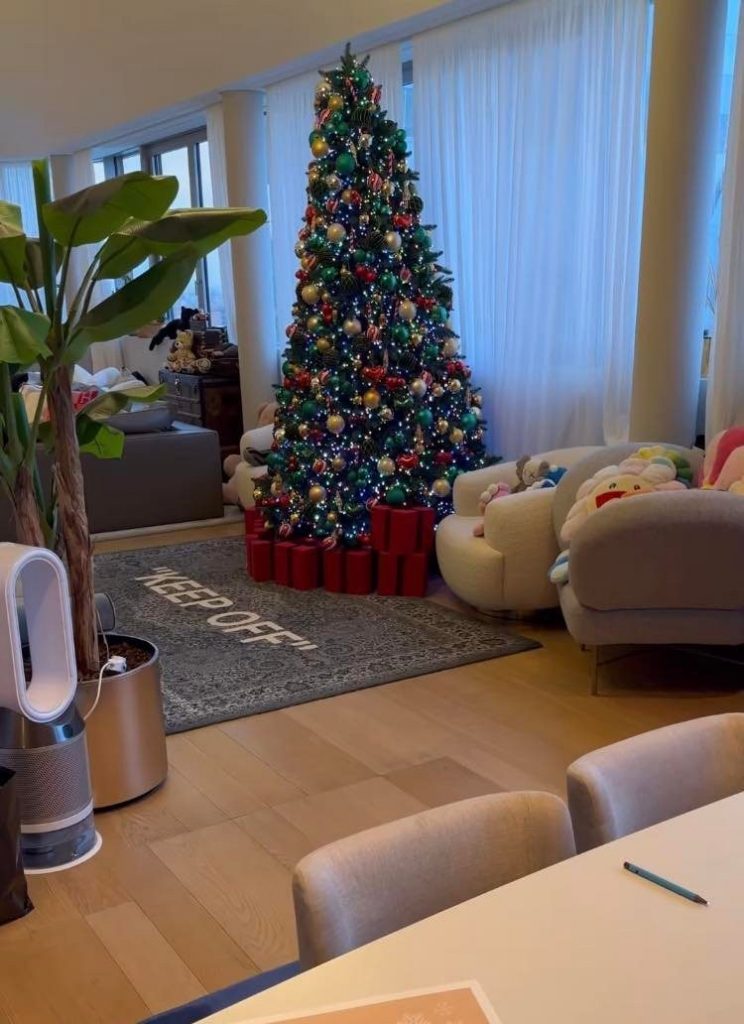 In casa Ferragnez il Natale è già arrivato a metà novembre l'albero è addobbato e illuminato