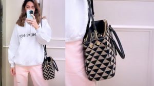 Belén Rodriguez, accessorio di lusso nell'outfit casual