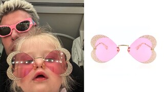 Set Borsa A Tracolla Per Bambine A Forma Di Coniglio Con Occhiali Rosa E 14 Fermagli Per Capelli - Pelle PU