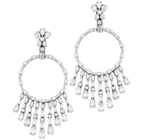 Hartmann Orecchini A Bottone In Metallo Con Pavé Scintillante – Set Da 6 Pezzi, 3 Diverse Dimensioni (max 20 Mm), Colore Argento – Fatti In Europa!