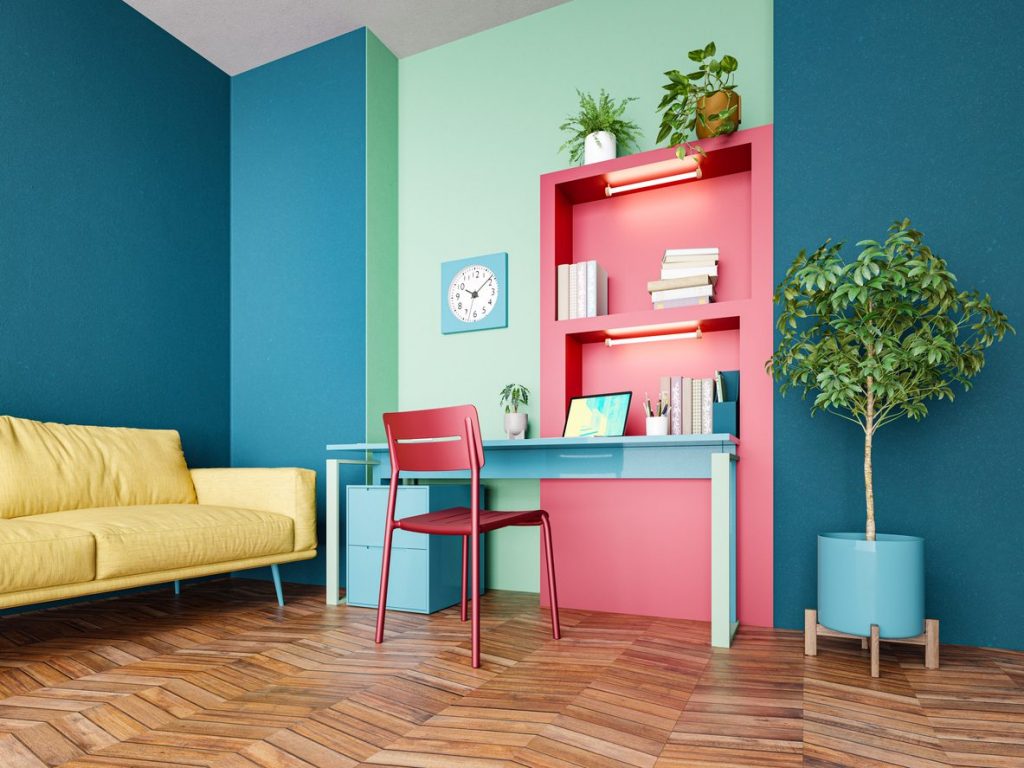 Pareti di colori diversi: il Double Drenching è la tendenza da seguire ...