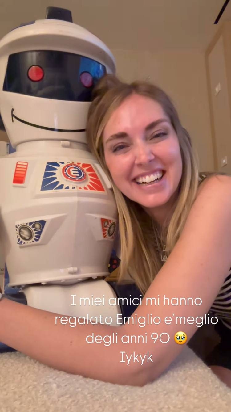 Chiara Ferragni con Emigio