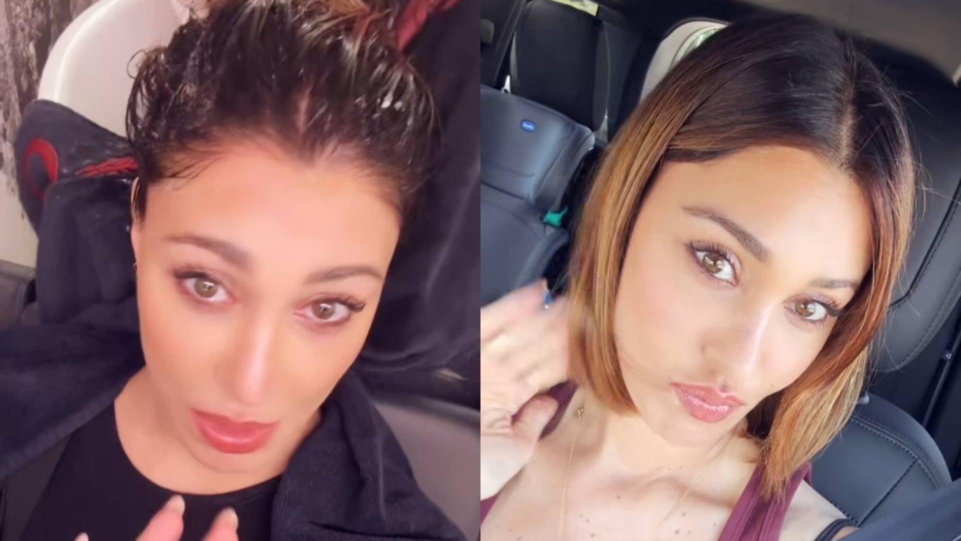 Belén Rodriguez cambia look: anticipa l'estate 2025 con i capelli biondo dorato