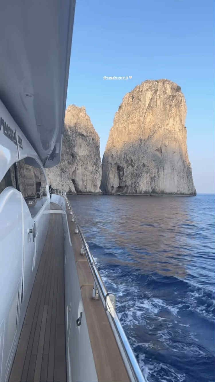 Elodie a Capri